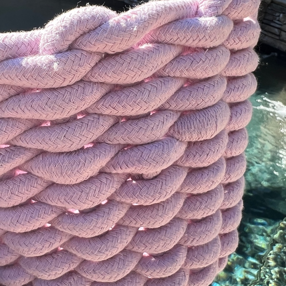Chunky Woven Knit Basket/Pot - Picture 11 of 12